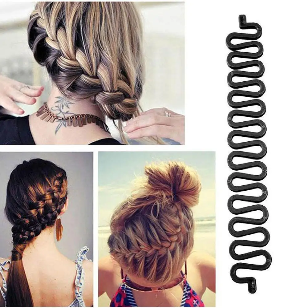 Fashion Hair Braiding Tool With Magic Bun Maker Twist Curler Styling Roller Accessories Set CW29 
Fashion Hair Braiding Tool With Magic Bun Maker Twist Curler Styling Roller Accessories Set CW29