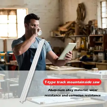 400mm Woodworking T-tracks Chute Backing Workbench Wear Resistance Corrosion Resistance DIY Tool Rail Chute Connector
400mm Woodworking T-tracks Chute Backing Workbench Wear Resistance Corrosion Resistance DIY Tool Rail Chute Connector