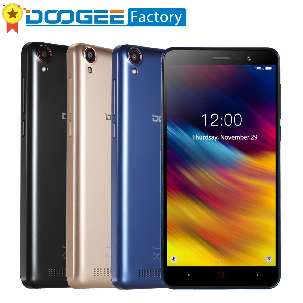 Doogee X100 Android 8.1 Mobile Phone 4200mAh 5.0 inch Screen Quad Core Smartphone 1GB RAM 8GB ROM 5.0MP Dual SIM 3G WCDMA GPS
Doogee X100 Android 8.1 Mobile Phone 4200mAh 5.0 inch Screen Quad Core Smartphone 1GB RAM 8GB ROM 5.0MP Dual SIM 3G WCDMA GPS