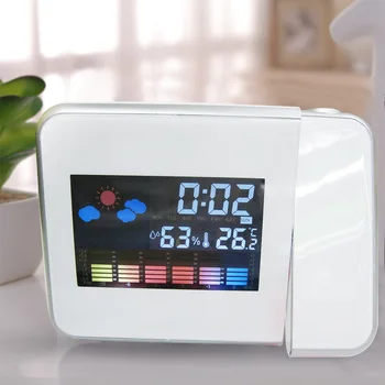 New 1Pc Digital LCD Alarm Clock Projector Desk Weather Station Night Light Projector Temperature Thermometer Humidity Hygrometer
New 1Pc Digital LCD Alarm Clock Projector Desk Weather Station Night Light Projector Temperature Thermometer Humidity Hygrometer