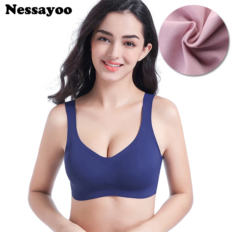 Deep V Push UP Seamless No Rim One-Piece Sleeping Vest Bra Sexy Fitness Tank Tops Sleep Bra Plus Size Modal Wire Free Vest Bras
Deep V Push UP Seamless No Rim One-Piece Sleeping Vest Bra Sexy Fitness Tank Tops Sleep Bra Plus Size Modal Wire Free Vest Bras