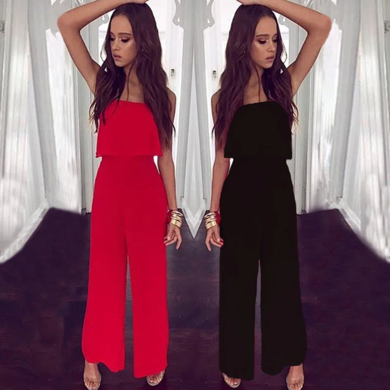 2019 summer sexy wrapped chest ruffled backless fashion strapless womens jumpsuit
2019 summer sexy wrapped chest ruffled backless fashion strapless womens jumpsuit