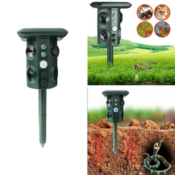Waterproof Ultrasound Animal Repellent Solar Animal Repellent Drive Dog Device Ultrasound Multifunction Bird Repeller for Garden
Waterproof Ultrasound Animal Repellent Solar Animal Repellent Drive Dog Device Ultrasound Multifunction Bird Repeller for Garden