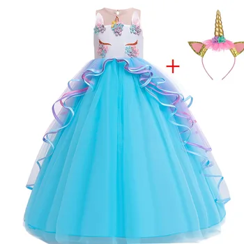 Unicorn Party Kids Dresses For Girls Long Princess Dress Children Carnival Costume Flower Girls Wedding Dress4 6 8 10 12 14 Year
Unicorn Party Kids Dresses For Girls Long Princess Dress Children Carnival Costume Flower Girls Wedding Dress4 6 8 10 12 14 Year