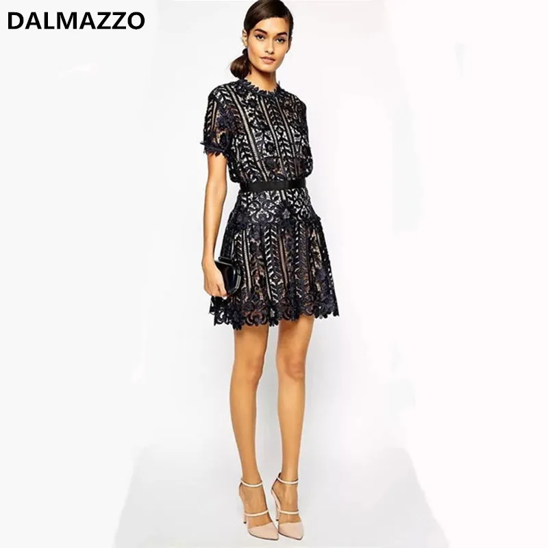 DropShipping 2018 Hot Sales Self Portrait Women Vintage Runway Short Sleeve Slim Dresses Lace Hollow Out High Waist Mini Dress
DropShipping 2018 Hot Sales Self Portrait Women Vintage Runway Short Sleeve Slim Dresses Lace Hollow Out High Waist Mini Dress