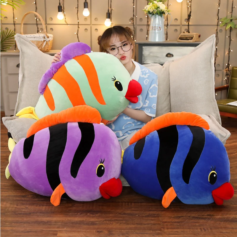 Cute Simulation Fish Marine life Realistic Plush Toy Lifelike Soft Toy Tropical Fish Stuffed Sea Animals for Kids Children Gifts
Cute Simulation Fish Marine life Realistic Plush Toy Lifelike Soft Toy Tropical Fish Stuffed Sea Animals for Kids Children Gifts