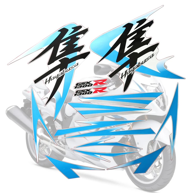 Motorcycle For Suzuki Hayabusa GSX1300R GSXR 1300R 2008 GSX 08 Sticker Fairing Kit Applique High Quality Whole Vehicle Decal
Motorcycle For Suzuki Hayabusa GSX1300R GSXR 1300R 2008 GSX 08 Sticker Fairing Kit Applique High Quality Whole Vehicle Decal