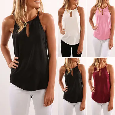 

UK Women Summer Vest Tops Sleeveless Shirt Blouse Casual Tops Shirt Ladies Womens Casual Brief Blouses Shirts 6-16