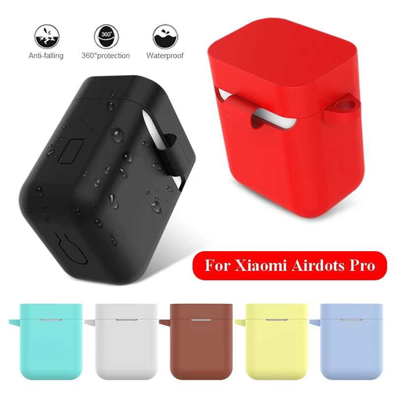 Силиконовый чехол для беспроводных наушников Xiaomi Airdots Pro противоударный Redmi
