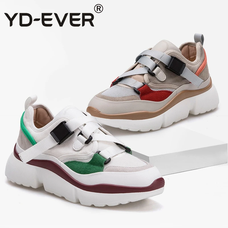 YD-EVER patchwork Women casual shoes genuine leather platform wedge shoes fashion sneakers breathable travel walking shoes
YD-EVER patchwork Women casual shoes genuine leather platform wedge shoes fashion sneakers breathable travel walking shoes