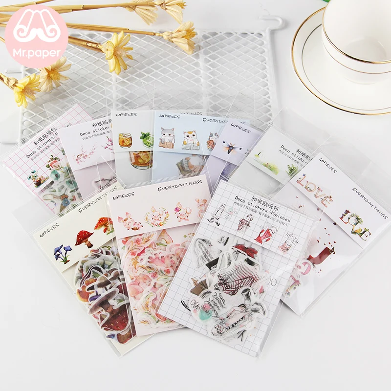 Mr.paper 10 Designs 40Pcs/lot Cute Cartoon Deco Diary Stickers Scrapbooking Planner Bullet Journal Deco Stationery Stickers
Mr.paper 10 Designs 40Pcs/lot Cute Cartoon Deco Diary Stickers Scrapbooking Planner Bullet Journal Deco Stationery Stickers