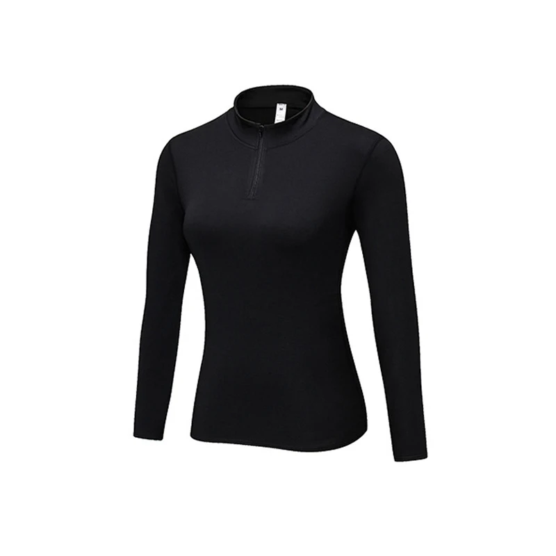 New Winter Thermal 1/4 Zipper Women's Long Sleeve Shirt Joggers T-shirts Women Add Velvet Sporting Gyms Fitness Tees
New Winter Thermal 1/4 Zipper Women's Long Sleeve Shirt Joggers T-shirts Women Add Velvet Sporting Gyms Fitness Tees