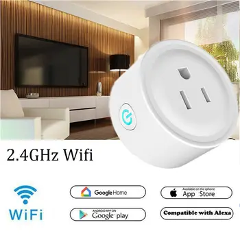 Smart WiFi Power Socket US Plug Switch For Amazon Alexa/Google Home App Control 3D17
Smart WiFi Power Socket US Plug Switch For Amazon Alexa/Google Home App Control 3D17
