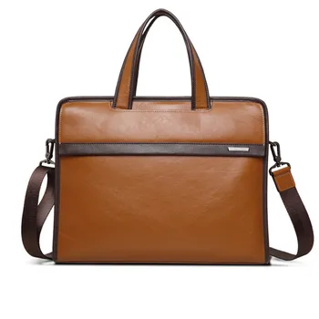 2019 New Natural Cowskin Full Genuine Leather Men's Briefcase Fashion Large Capacity Business bag Male Shoulder Laptop Bag
2019 New Natural Cowskin Full Genuine Leather Men's Briefcase Fashion Large Capacity Business bag Male Shoulder Laptop Bag