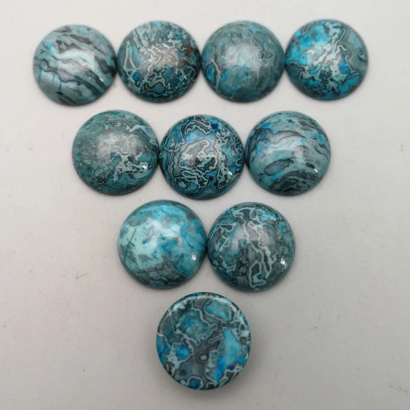 Fashion 18mm round blue onyx natural stone beads Good quality charm CAB cabochon 50Pcs/lot for jewelry making Ring accessories
Fashion 18mm round blue onyx natural stone beads Good quality charm CAB cabochon 50Pcs/lot for jewelry making Ring accessories