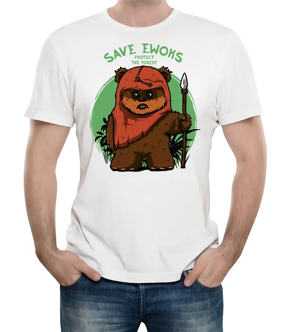 Star Wars T Shirts save Ewoks Protect The Forest Funny Men unisex T-shirt oversize
Star Wars T Shirts save Ewoks Protect The Forest Funny Men unisex T-shirt oversize