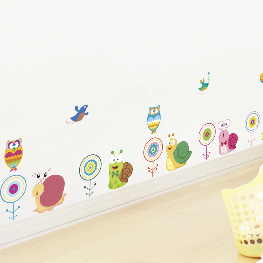 Forest animals Snails flowers bird owl wall stickers for kids room wall decals DIY poster children bedroom living room decor
Forest animals Snails flowers bird owl wall stickers for kids room wall decals DIY poster children bedroom living room decor