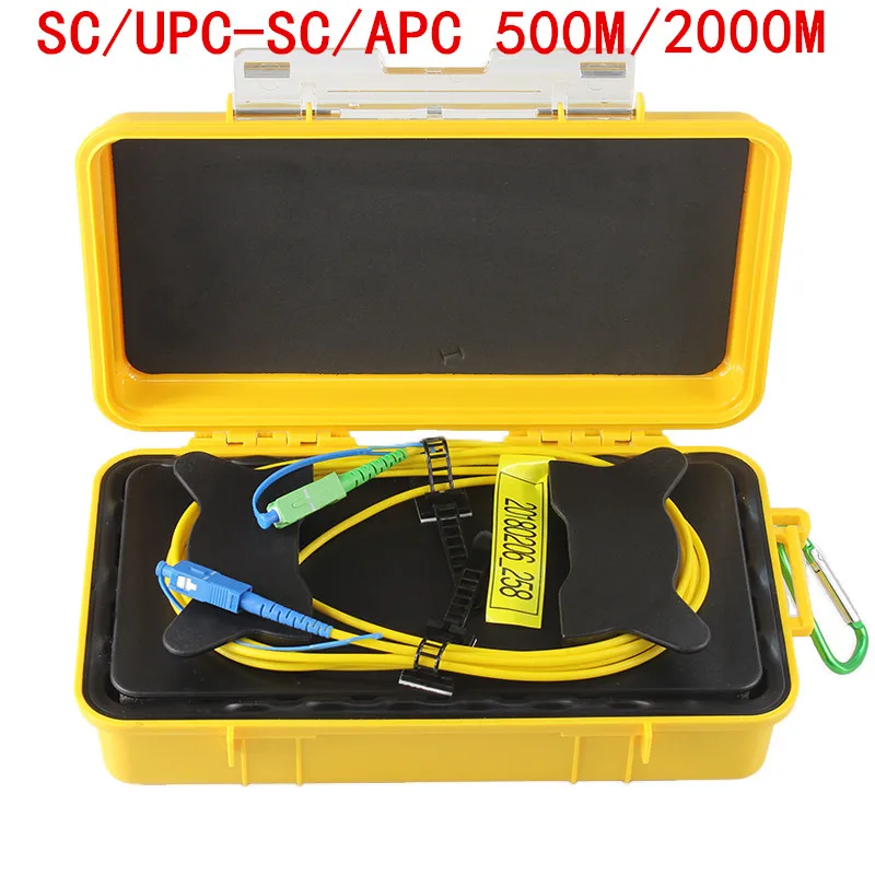 SC/UPC-SC/APC OTDR dead zone eliminator, Fiber Rings, Fiber Optic OTDR Cable start 500M/1000M/2000M SM 1310 / 1550nm
SC/UPC-SC/APC OTDR dead zone eliminator, Fiber Rings, Fiber Optic OTDR Cable start 500M/1000M/2000M SM 1310 / 1550nm