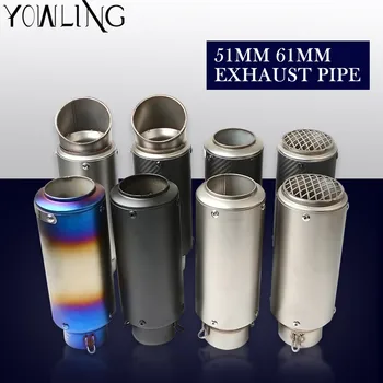 51MM 60mm Motorcycle Exhaust Pipe Scooter Modified with Sticker Exhaust Muffler Pipe For KAWASAKI ER-5 ZX9 ZX6R Z800 For Yamaha
51MM 60mm Motorcycle Exhaust Pipe Scooter Modified with Sticker Exhaust Muffler Pipe For KAWASAKI ER-5 ZX9 ZX6R Z800 For Yamaha