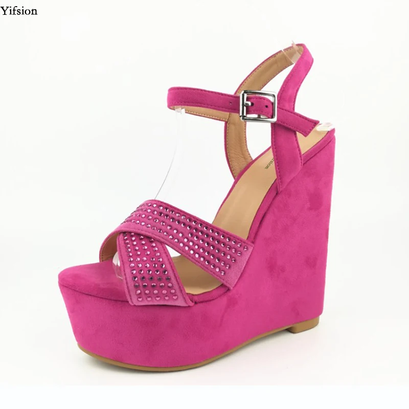 Olomm New Women Platform Sandals Sexy Wedges High Heel Shoes Open Toe Rose Red Dress Party Dress Shoes Women US Plus Size 5-15
Olomm New Women Platform Sandals Sexy Wedges High Heel Shoes Open Toe Rose Red Dress Party Dress Shoes Women US Plus Size 5-15