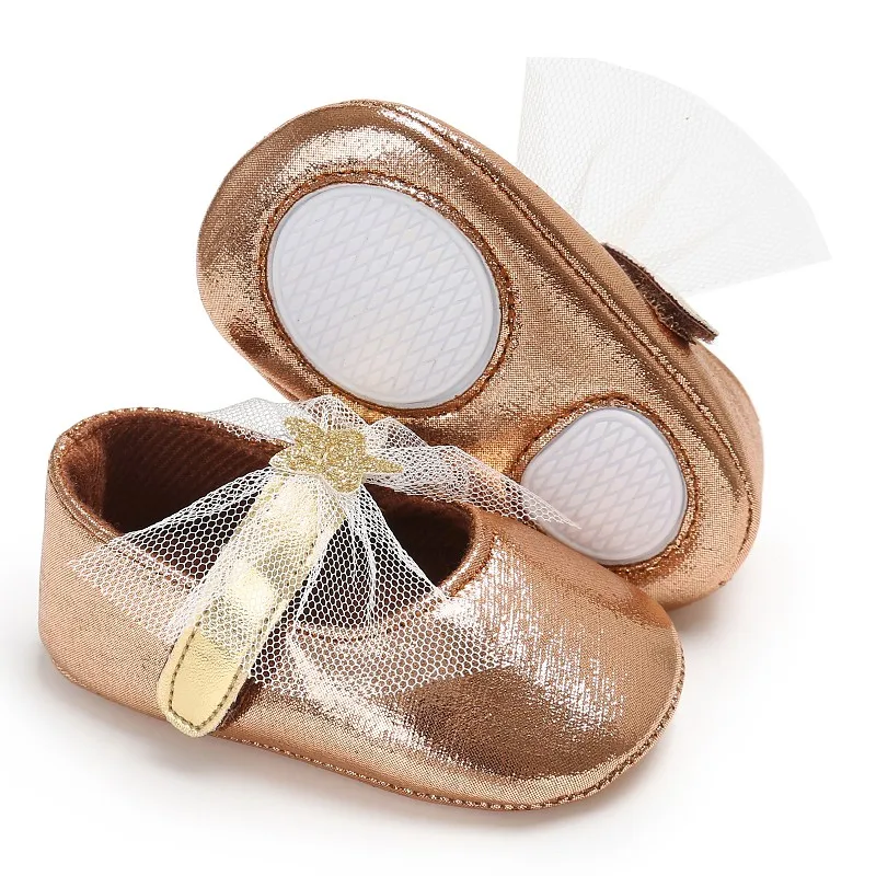 New Baby Girls Princess Shoes PU Leather Bling Bling Sweet Lace Star Kids Crib Prewalkers Soft Rubber Soled Shoe
New Baby Girls Princess Shoes PU Leather Bling Bling Sweet Lace Star Kids Crib Prewalkers Soft Rubber Soled Shoe