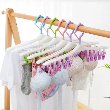 Creative Plastic Windproof Drying Rack Organizer Home Bathroom Balcony Sundries Baby Clothing Socks Underwear Storage Hanger
Creative Plastic Windproof Drying Rack Organizer Home Bathroom Balcony Sundries Baby Clothing Socks Underwear Storage Hanger