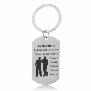 12PC/Lot Best Friend Keychain Gifts Stainless Steel Dog Tags Charms Keyring BFF Friendship Forever Key Chain Ring Holder Jewelry
12PC/Lot Best Friend Keychain Gifts Stainless Steel Dog Tags Charms Keyring BFF Friendship Forever Key Chain Ring Holder Jewelry