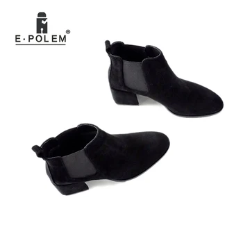 Hot Sale Genuine Leather Female Chelsea Boots Girls Cow Suede Feminina Chelsea Botas Punk Short Boots Ankle Boots For Women
Hot Sale Genuine Leather Female Chelsea Boots Girls Cow Suede Feminina Chelsea Botas Punk Short Boots Ankle Boots For Women