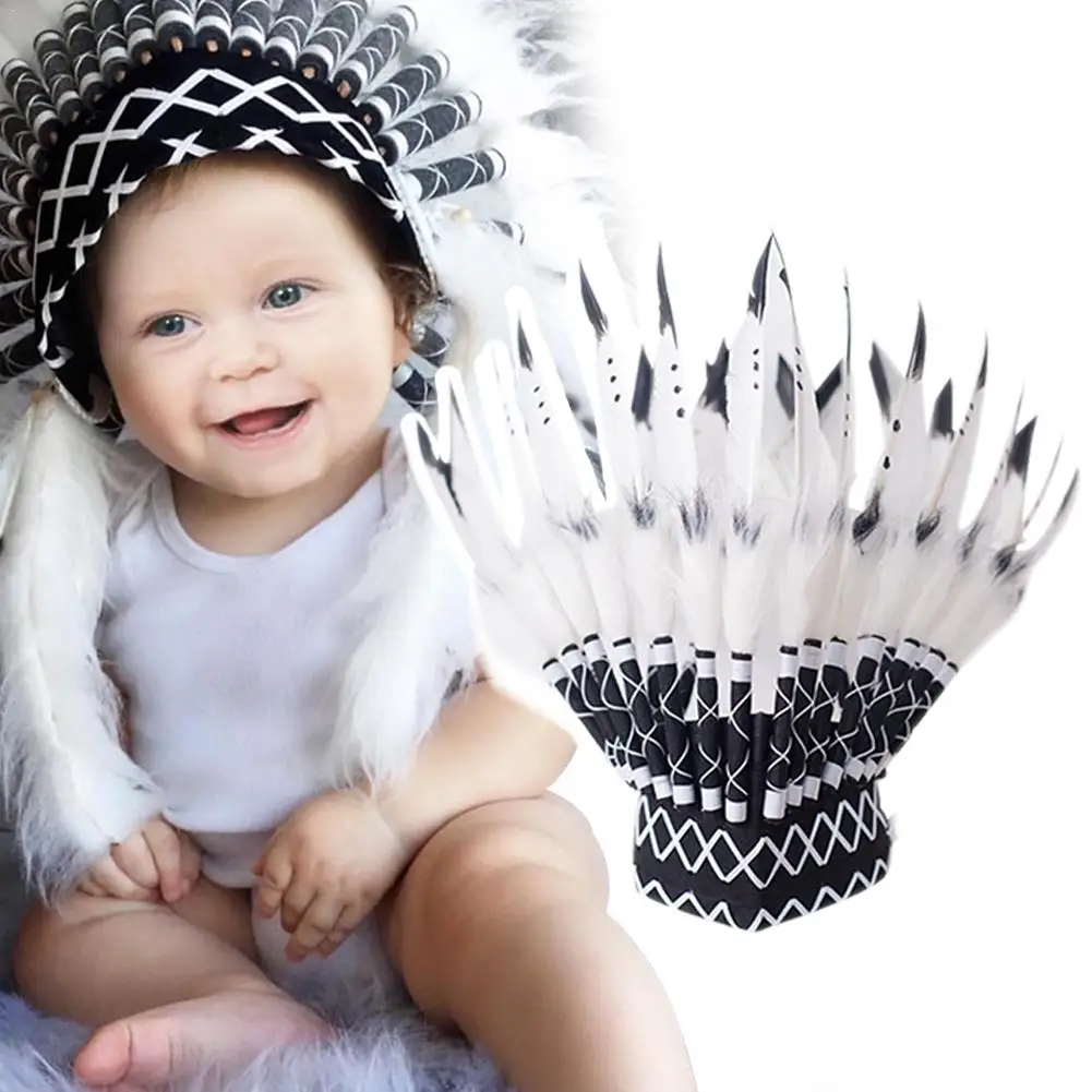 Children's Indian Feather Headdress Photo Props Hat Party Decoration Entertainment Venue Decoration Clothing Accessories
Children's Indian Feather Headdress Photo Props Hat Party Decoration Entertainment Venue Decoration Clothing Accessories