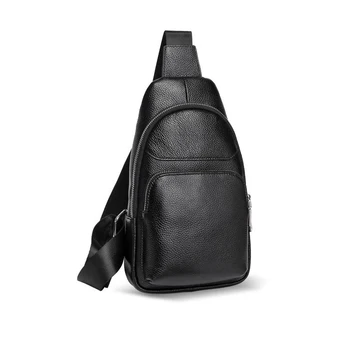 New Fashion 100% Genuine Leather Men Waist Packs Male Casual Chest Pack High Quality Boy Luxury Brand Design Chest Shoulder Bag
New Fashion 100% Genuine Leather Men Waist Packs Male Casual Chest Pack High Quality Boy Luxury Brand Design Chest Shoulder Bag