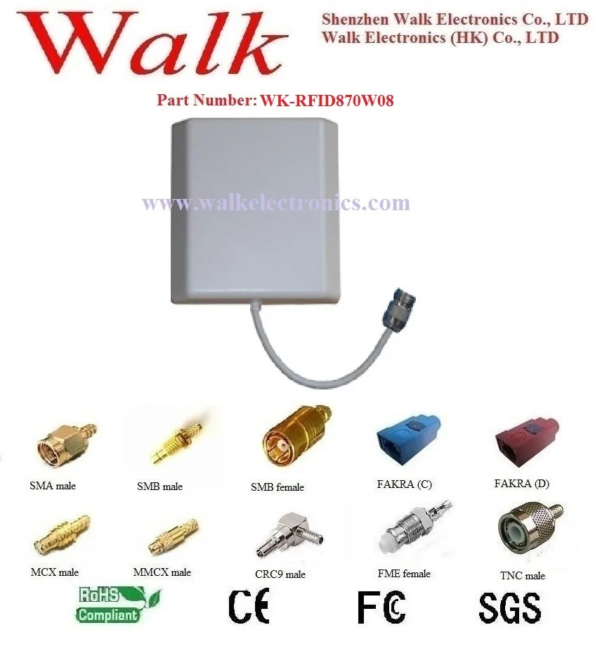 UHF RFID antenna: 865-875MHz 8dBi Linear or Circular Polarization | Мобильные телефоны и аксессуары