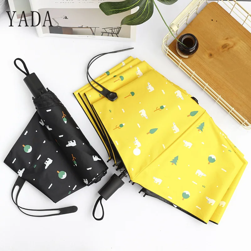 YADA Creative High Quality Cartoon Tree&Polar Bear Umbrella For Women Folding Umbrella Charm Windproof Cute Rain Umbrellas YS658
YADA Creative High Quality Cartoon Tree&Polar Bear Umbrella For Women Folding Umbrella Charm Windproof Cute Rain Umbrellas YS658