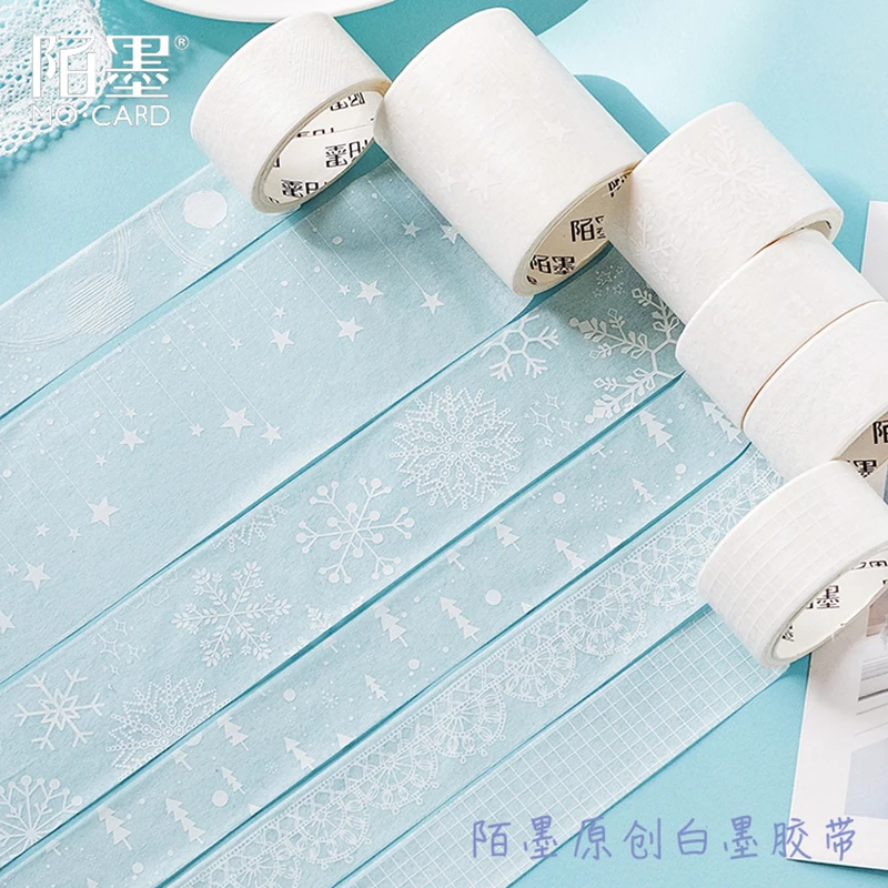 JIANWWU white ink series washi tape Dream lace stars snowflake square masking tape Diary sticker scrapbooking office supplies
JIANWWU white ink series washi tape Dream lace stars snowflake square masking tape Diary sticker scrapbooking office supplies