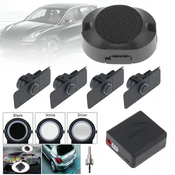 

4 Parking Sensors 16.5mm 12V Auto Car Video Parking Sensor Reverse Backup Radar Assistance Original Flat Sensors with Wings
