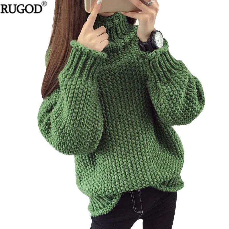 RUGOD Hot Sale Women's Turtleneck Long Sleeve Sweater Women Solid Women Pullover Knitted Winter 2018 jersey mujer invierno
RUGOD Hot Sale Women's Turtleneck Long Sleeve Sweater Women Solid Women Pullover Knitted Winter 2018 jersey mujer invierno