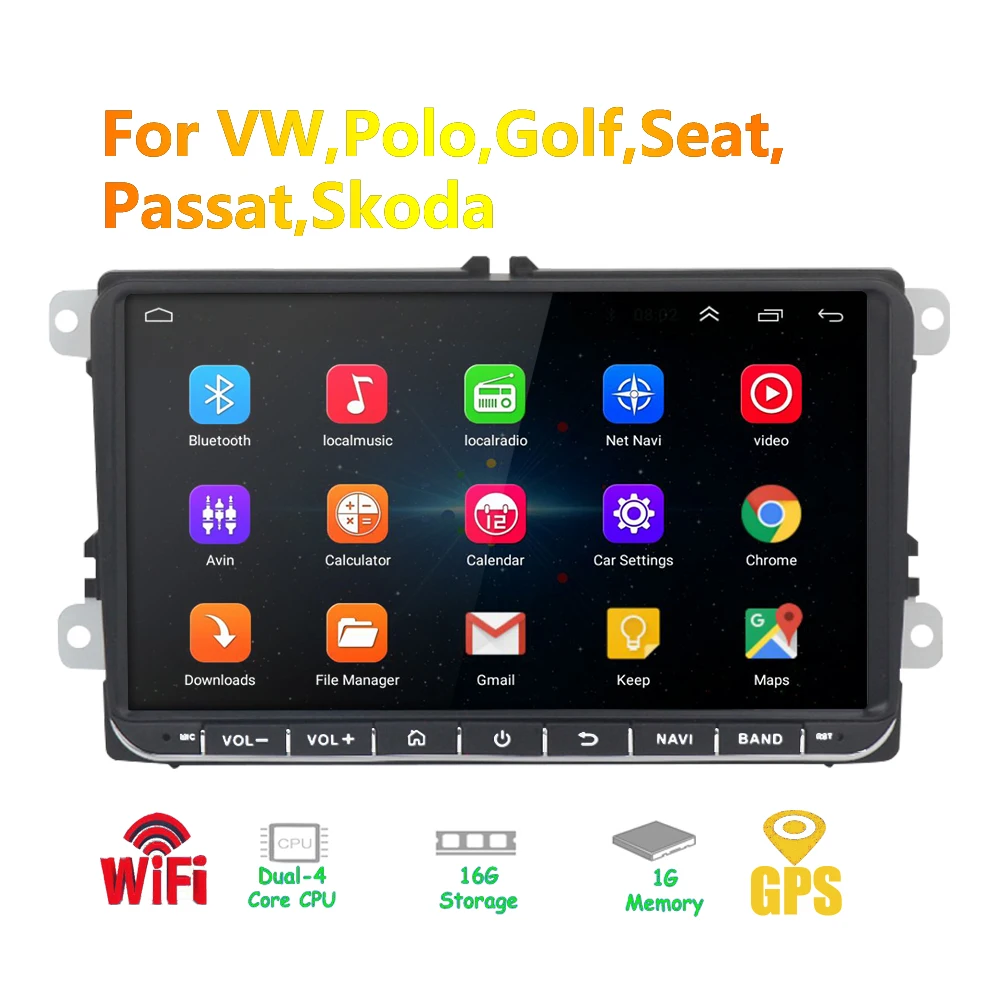 9 inch Android 8.1 Double 2Din Car radio GPS Auto radio 2 Din USB For Volkswagen/Passat/GOLF/Skoda/Seat/Polo Wifi bluetooth 2din
9 inch Android 8.1 Double 2Din Car radio GPS Auto radio 2 Din USB For Volkswagen/Passat/GOLF/Skoda/Seat/Polo Wifi bluetooth 2din