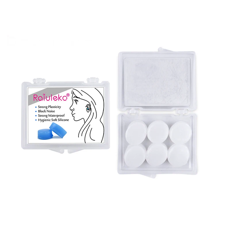 6Pcs/Box Soft Comfortable Water Swimming Silicone EarPlugs Swim Sleep Bath Noise Reducing Safe material and odorless
6Pcs/Box Soft Comfortable Water Swimming Silicone EarPlugs Swim Sleep Bath Noise Reducing Safe material and odorless