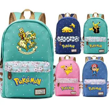 2019 New Anime Ash Ketchum Pikachu Flowers Dot Boy Girl School bag Women Bagpack Teenagers Schoolbag Canvas Lady Femme Backpack
2019 New Anime Ash Ketchum Pikachu Flowers Dot Boy Girl School bag Women Bagpack Teenagers Schoolbag Canvas Lady Femme Backpack