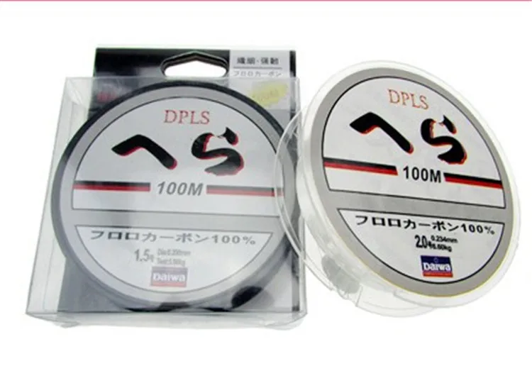 3pcs Fishing lines 100M Fluorocarbon daiwa Brand braided Fishing Line 0.1-8.0mm 1.8-23.7kg Carbon Fiber Leader nylon Lines peche
3pcs Fishing lines 100M Fluorocarbon daiwa Brand braided Fishing Line 0.1-8.0mm 1.8-23.7kg Carbon Fiber Leader nylon Lines peche