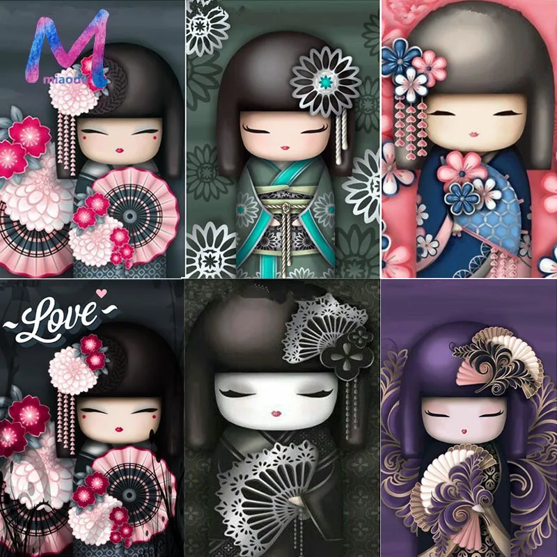 MIAODU 5D DIY Diamond Painting Kimono Dolls Diamond Mosaic Full Rhinestone Embroidery Cartoon Cross Stitch Needlework Kits Gift
MIAODU 5D DIY Diamond Painting Kimono Dolls Diamond Mosaic Full Rhinestone Embroidery Cartoon Cross Stitch Needlework Kits Gift