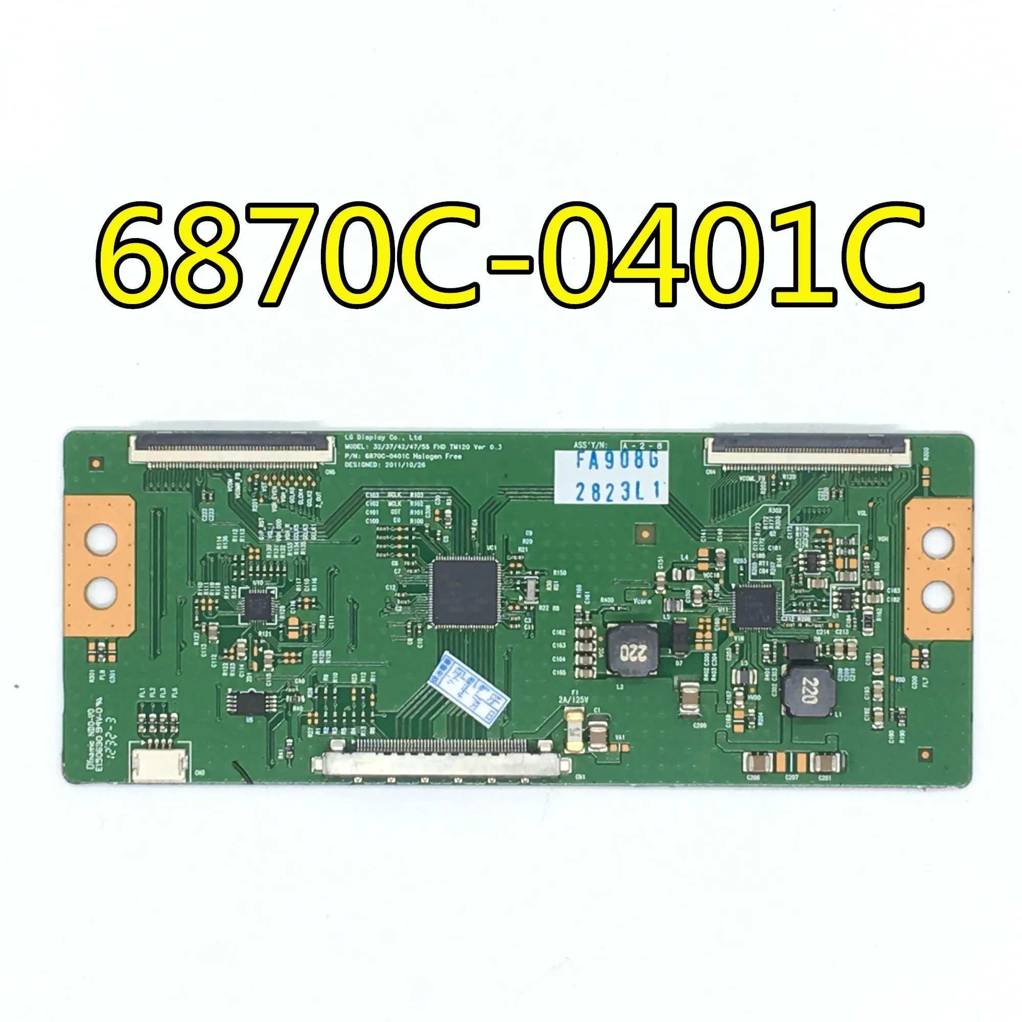 original 100% test for LG LC37/42/47/55 FHD 6870C-0401C 6870C-0401B logic board with white connector
original 100% test for LG LC37/42/47/55 FHD 6870C-0401C 6870C-0401B logic board with white connector