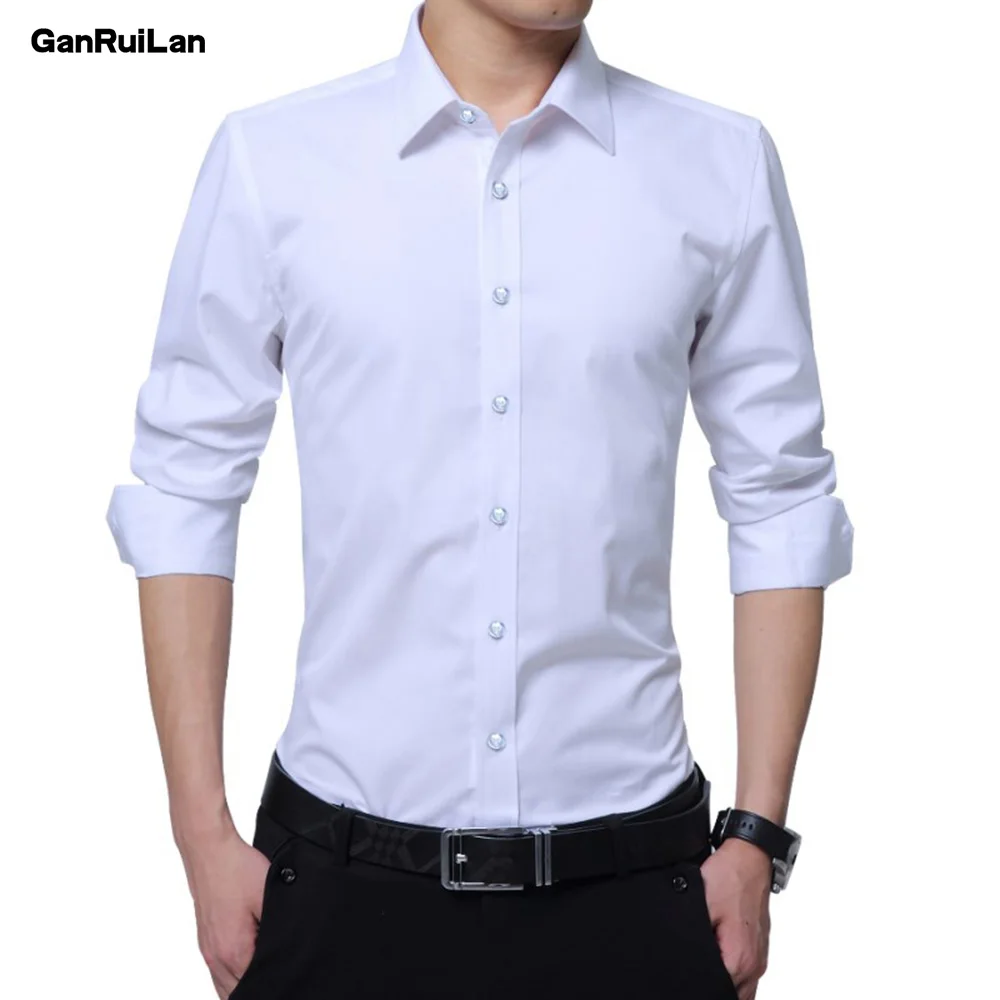 Men Shirt 2019 Male High Quality Long Sleeve Shirts Brand Casual Solid Color Business Slim Fit Black Camisa Masculina CY18004
Men Shirt 2019 Male High Quality Long Sleeve Shirts Brand Casual Solid Color Business Slim Fit Black Camisa Masculina CY18004