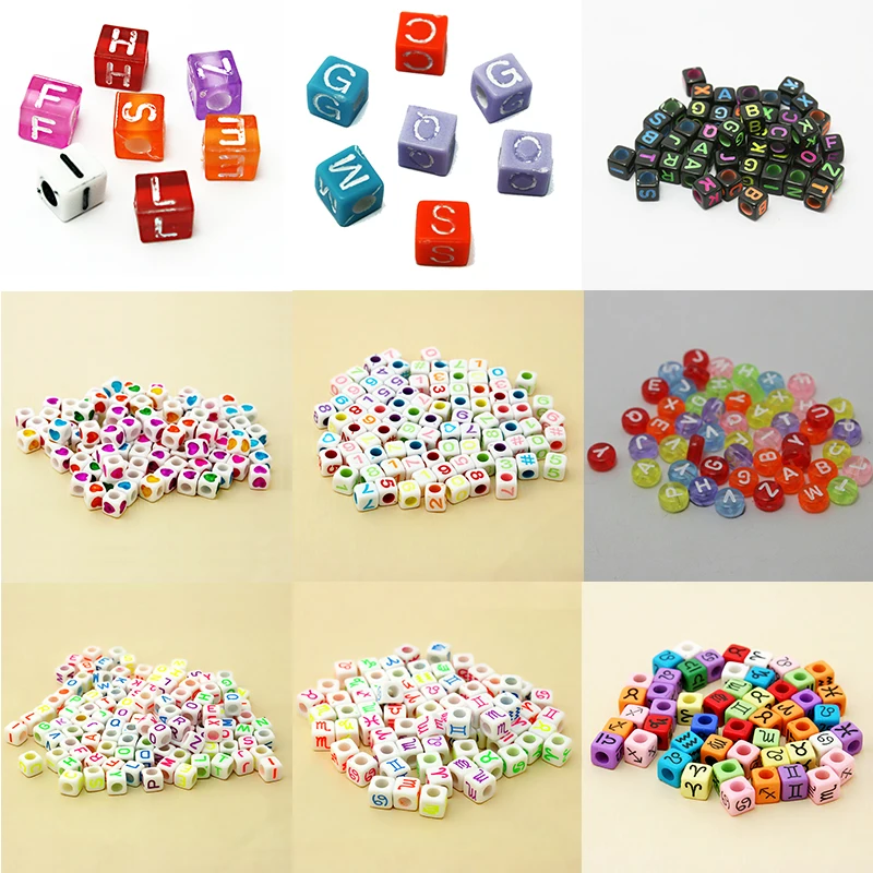 6x6mm 7x7mm 100pcs/lot Mixed Color Acrylic Beads Constellation Spacer Loose Beads For Jewelry Making Bracelet Necklace DIY
6x6mm 7x7mm 100pcs/lot Mixed Color Acrylic Beads Constellation Spacer Loose Beads For Jewelry Making Bracelet Necklace DIY