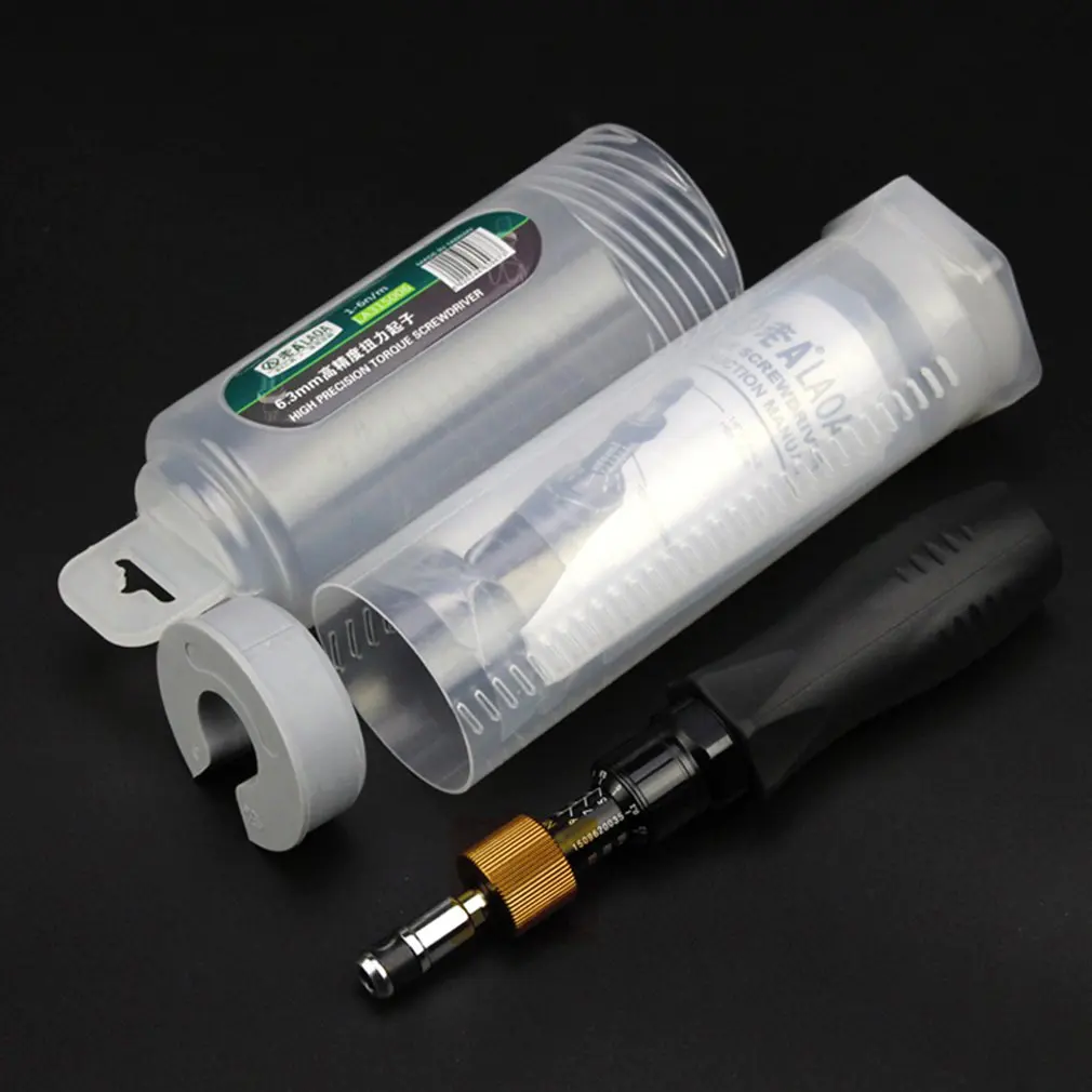 LAOA LA315006 1/4" Drive Adjustable Torque Screwdriver 1-6n/m Spanner Tamperproof Hand Repair Tool Screw Car Phone Precision
LAOA LA315006 1/4" Drive Adjustable Torque Screwdriver 1-6n/m Spanner Tamperproof Hand Repair Tool Screw Car Phone Precision