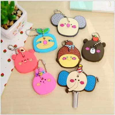 1PCS Silicone Key Ring Cap Case Lovely Animals Head Shape Keychain Brown Bear Elephant Desk Sets School Stationery
1PCS Silicone Key Ring Cap Case Lovely Animals Head Shape Keychain Brown Bear Elephant Desk Sets School Stationery