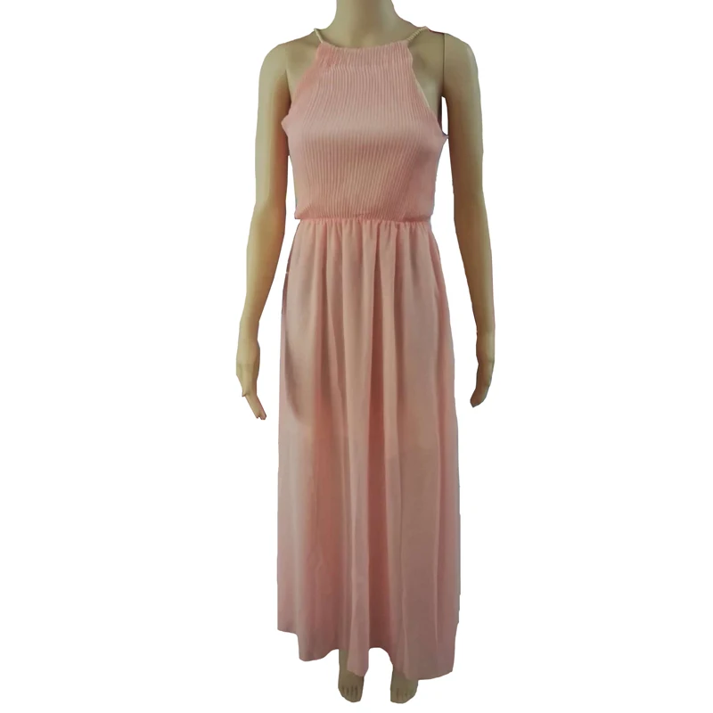 APOENE-2017-New-Casual-Summer-Sexy-Off-Shoulder-Maxi-Women-Evening-Party-Dress-Pink-Black-Long