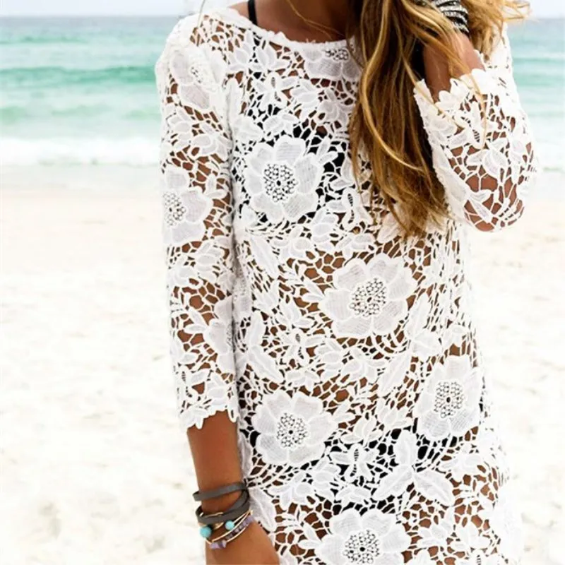 2017-Summer-dress-women-Lace-Crochet-Tassel-Dresses-Sexy-Hollow-Out-loose-Beach-sundress-Backless-White (4)