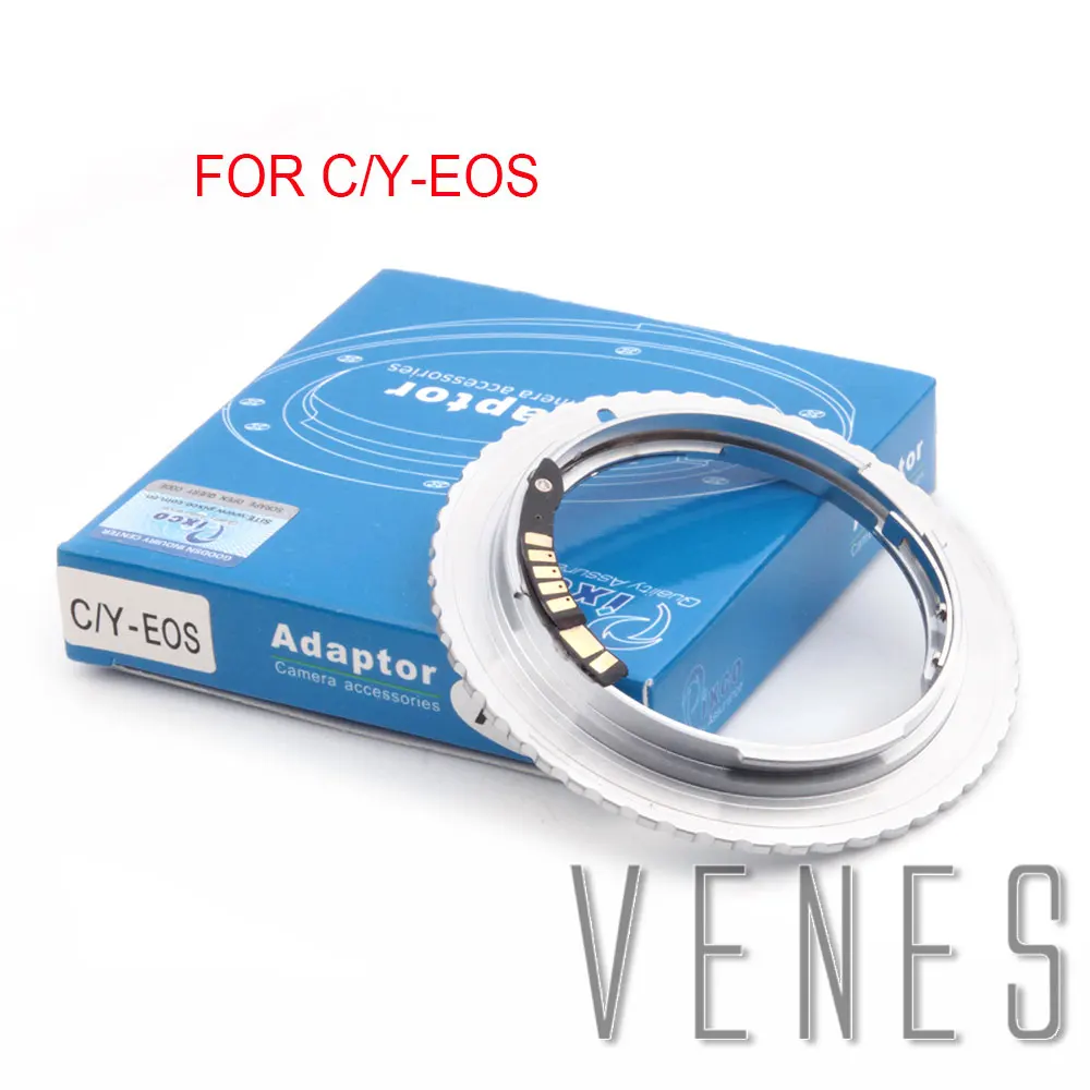 Venes для C/Y-EOS 3-го поколения AF подтвержденный адаптер для объектива Contax Yashica CY Mount для Canon (D) SLR Camera 4000D/2000D/6D II
Venes для C/Y-EOS 3-го поколения AF подтвержденный адаптер для объектива Contax Yashica CY Mount для Canon (D) SLR Camera 4000D/2000D/6D II