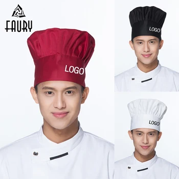 10Pcs/Lot DIY Embroidery Printing Customize LOGO Restaurant Kitchen Chef Cook Hats Waiter Workwear BBQ Mushroom Caps Wholesale
10Pcs/Lot DIY Embroidery Printing Customize LOGO Restaurant Kitchen Chef Cook Hats Waiter Workwear BBQ Mushroom Caps Wholesale