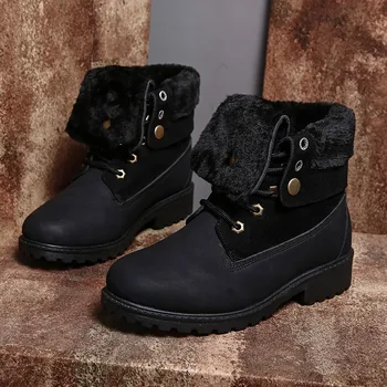 MEMUNIA 2019 SIZE 36-42 Warm snow boots women round toe ankle boots lace up fashion thick fur winter boots ladies casual shoes
MEMUNIA 2019 SIZE 36-42 Warm snow boots women round toe ankle boots lace up fashion thick fur winter boots ladies casual shoes